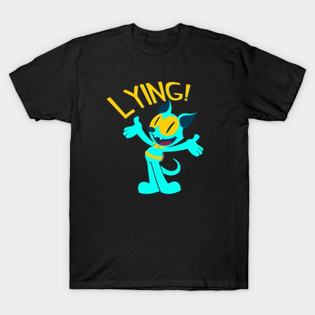 Lying the Cat T-Shirt by blairjcampbell